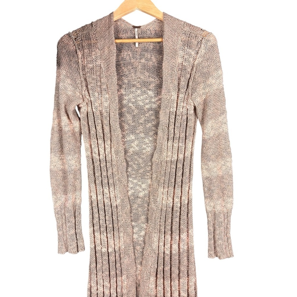 Free People “Free Spirit” Striped Long Cardigan – Sz Small (Excellent Condition) - Picture 8 of 12